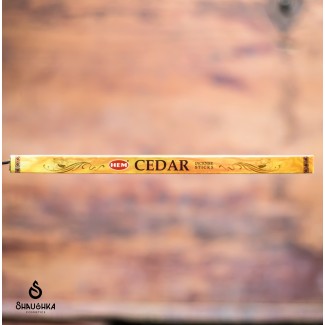 NATURALNE KADZIDEŁKA CEDROWE CEDAR (Incence sticks HEM) Opakowanie 8szt