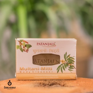 AJUWERDYJSKIE MYDŁO Z GLINKĄ MULTANI-MITTI "PATANJALI"