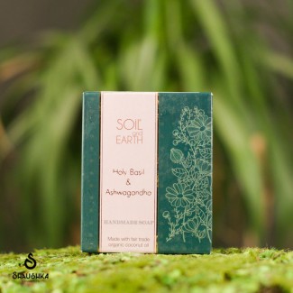 ORIENTALNE MYDŁO SOIL&EARTH ,,TULSI I ASHWAGANDHA"