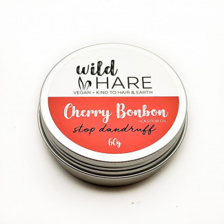 Przeciwłupieżowy szampon w kostce Wild Hare Cherry Bonbon