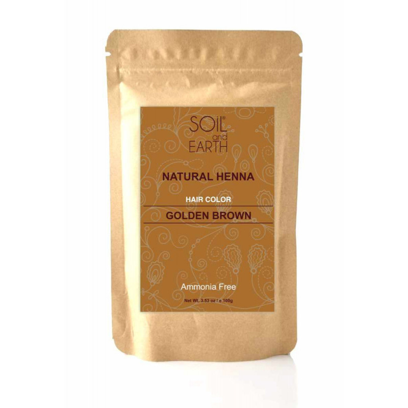 Naturalna henna złosicty brąz Soil & Earth Naturalna henna złosicty brąz Soil & Earth