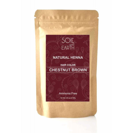 NATURALNA HENNA DO WŁOSÓW ORZECHOWY BRĄZ SOIL & EARTH