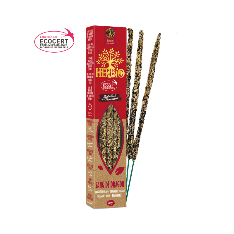 Kadzidełka Smocza Krew HERBIO 100% naturalne Ecocert 20g Kadzidełka Smocza Krew HERBIO 100% naturalne Ecocert 20g