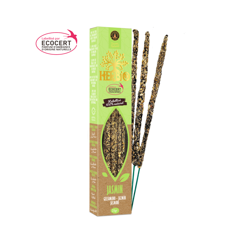 Kadzidełka Jaśminowe HERBIO 100% naturalne Ecocert 20g Kadzidełka Jaśminowe HERBIO 100% naturalne Ecocert 20g