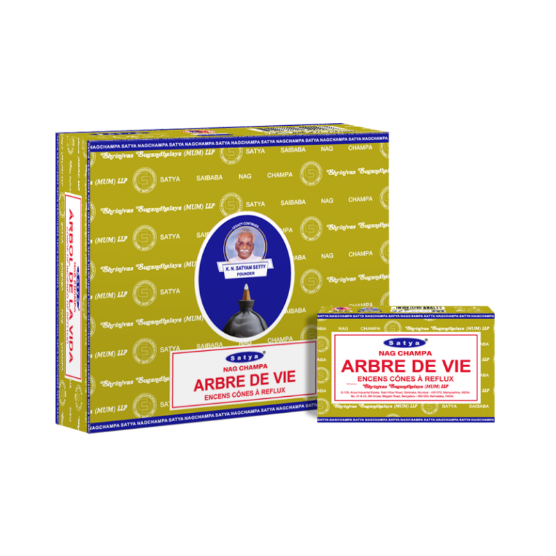 Kadzidełka backflow Tree of Life Satya