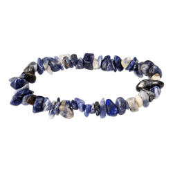 Bransoletki z kamieni naturalnych Sodalit chips 5-8mm