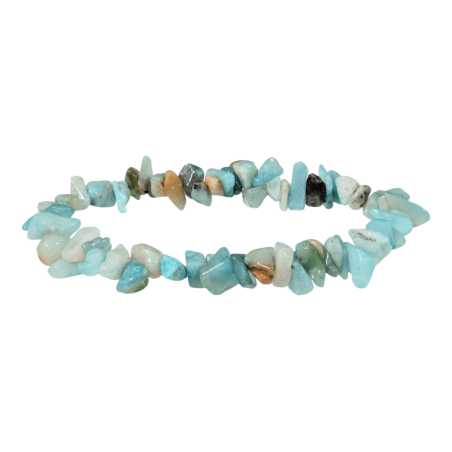 Bransoletka z kamieni naturalnych Amazonit z Peru