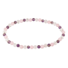 Bransoletka Ametyst, Kryształ Górski, Kwarc Różowy