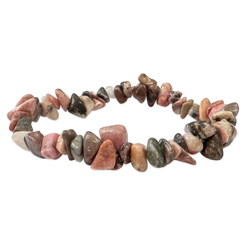 Bransoletka z kamieni naturalnych Rodonit