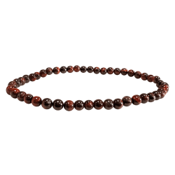 Bransoletka z kamieni naturalnych Bawole Oko koraliki 4 mm