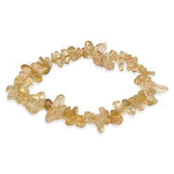 Bransoletka z kamieni Cytryn podgrzewany