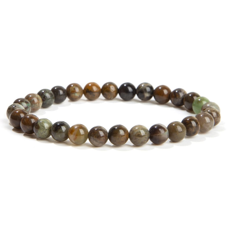 Bransoletka z kamieni serpentyn