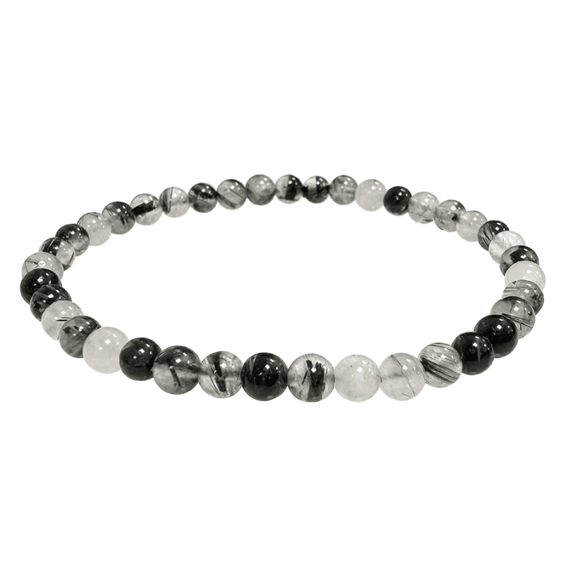 Bransoletka Kryształ górski Turmalin